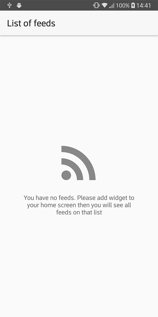 GitHub - limnid/android-widget: Android RSS Widget