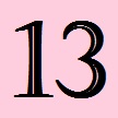 Thirteen icon