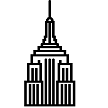 Empire State Building Colors icon