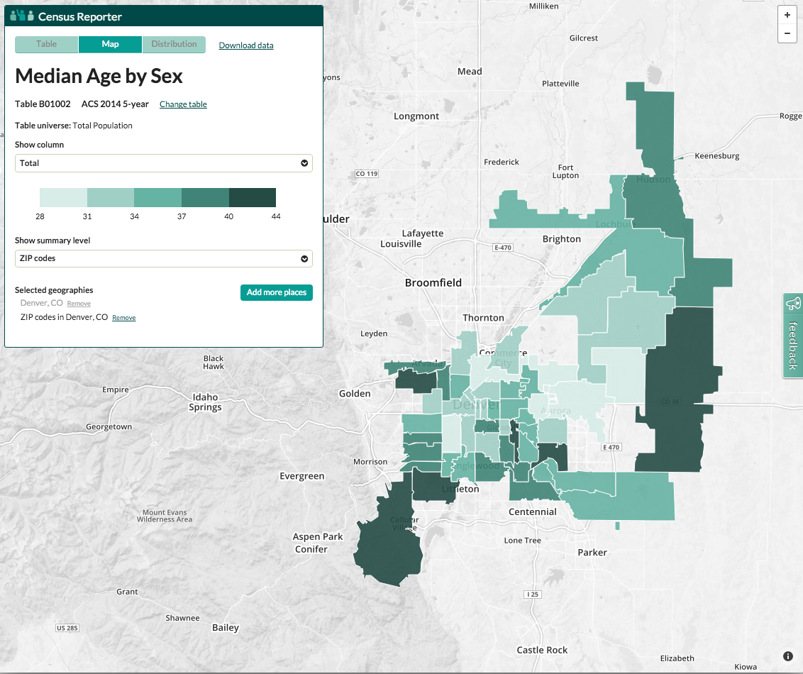 Census Reporter Choropleth