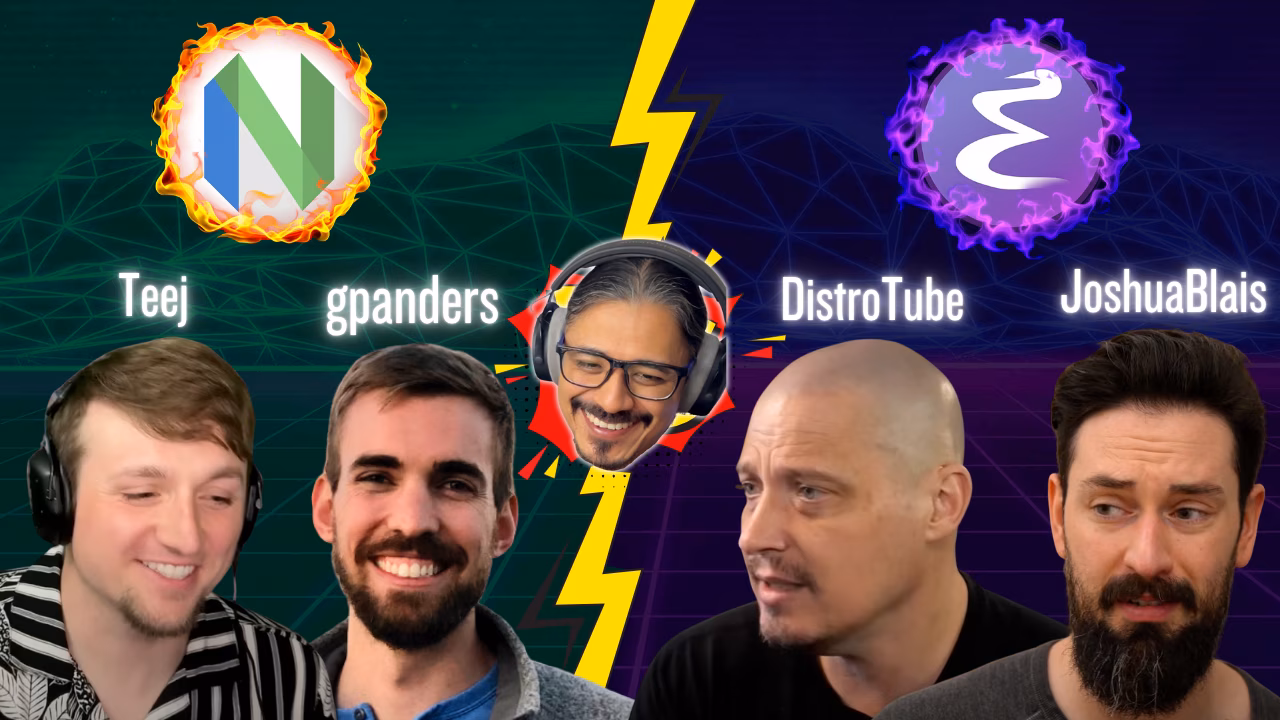  Neovim vs Emacs | Roundtable w/ TJ DeVries, DistroTube, Greg Anders & Joshua Blais 