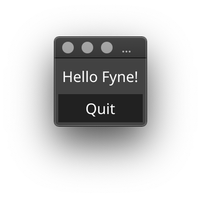 Fyne Hello Dark Theme