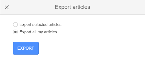 Google Scholar Export All Articles