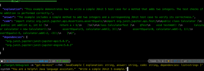 JSON Schema DSL CLI