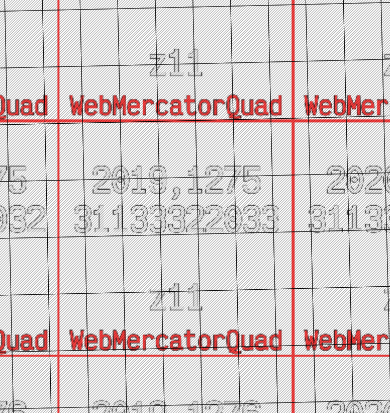NZTM Tile Index vs WebMercator