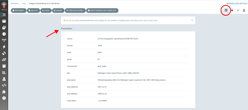 WorkflowParameters