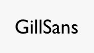 GillSans
