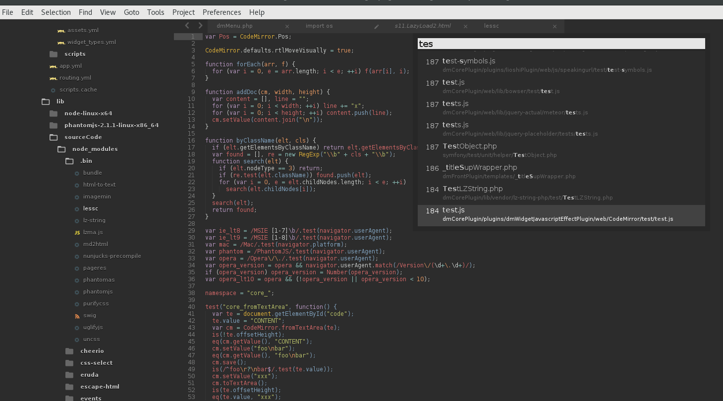 screenshot 4 lioshiTheme on sublime Text 3