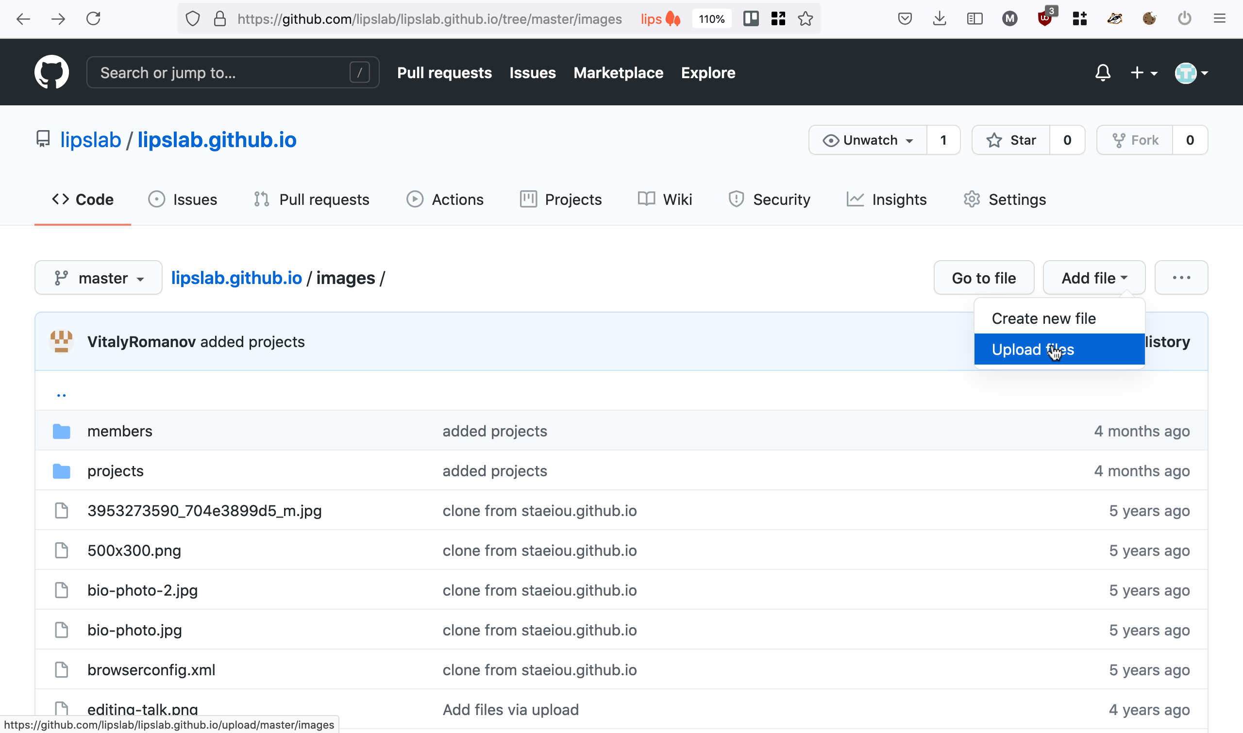 GitHub - lipslab/lipslab.github.io