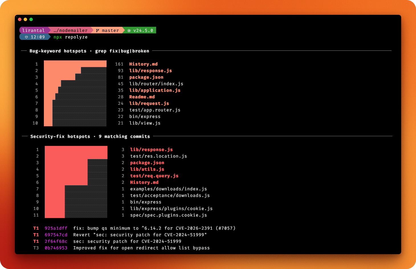 repolyze screenshot