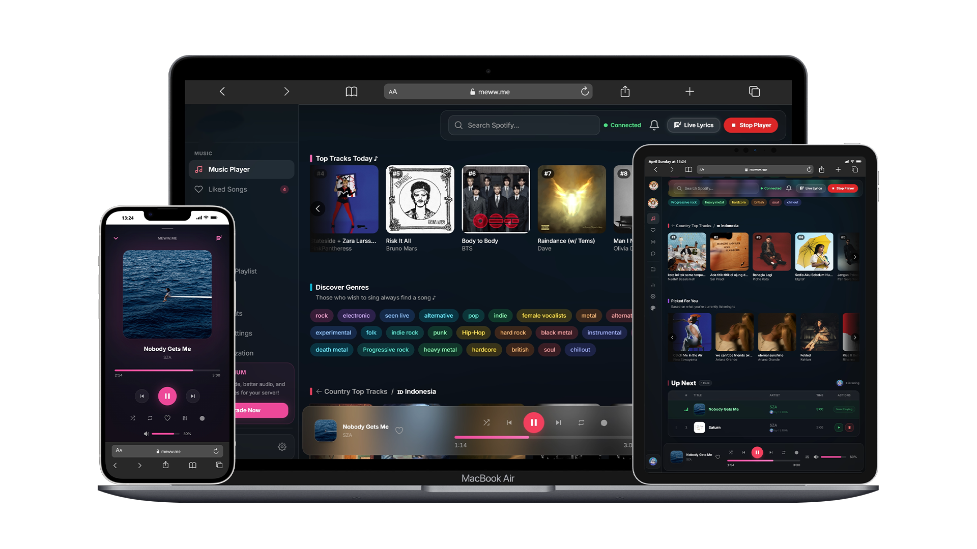 Listune Dashboard