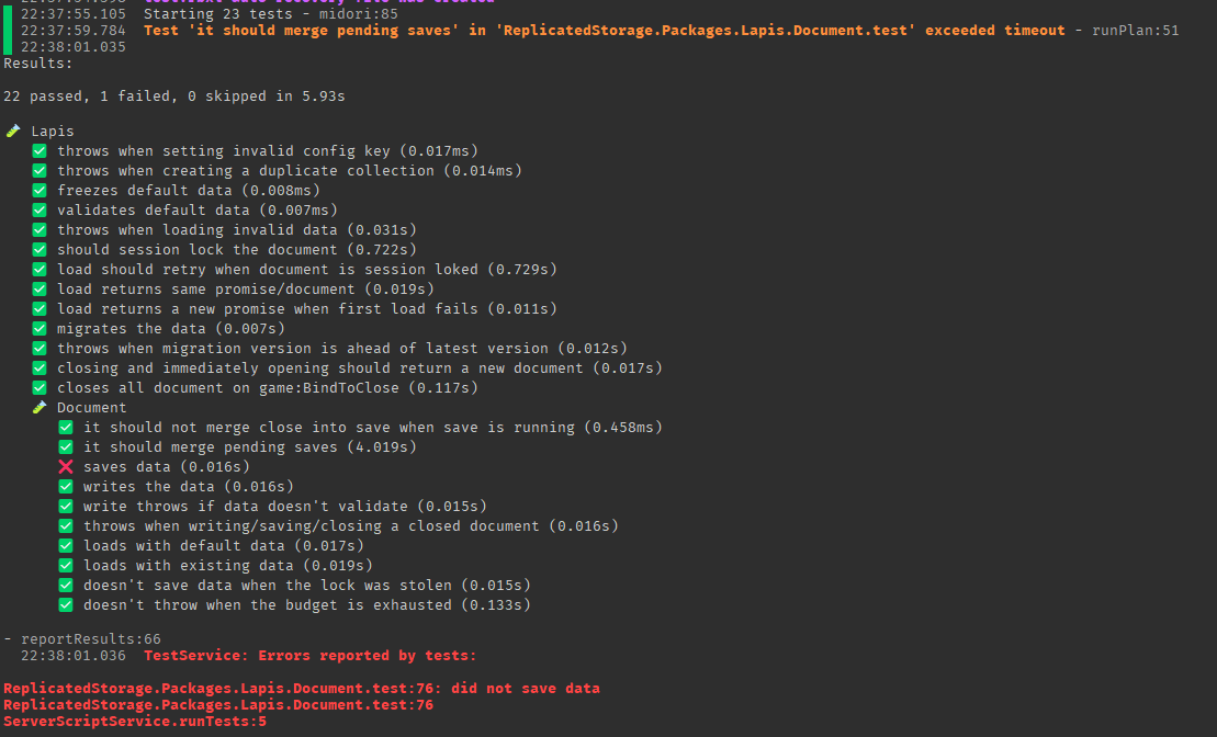 Example Midori Output