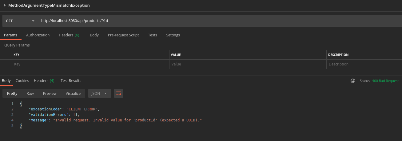 method argument type mismatch