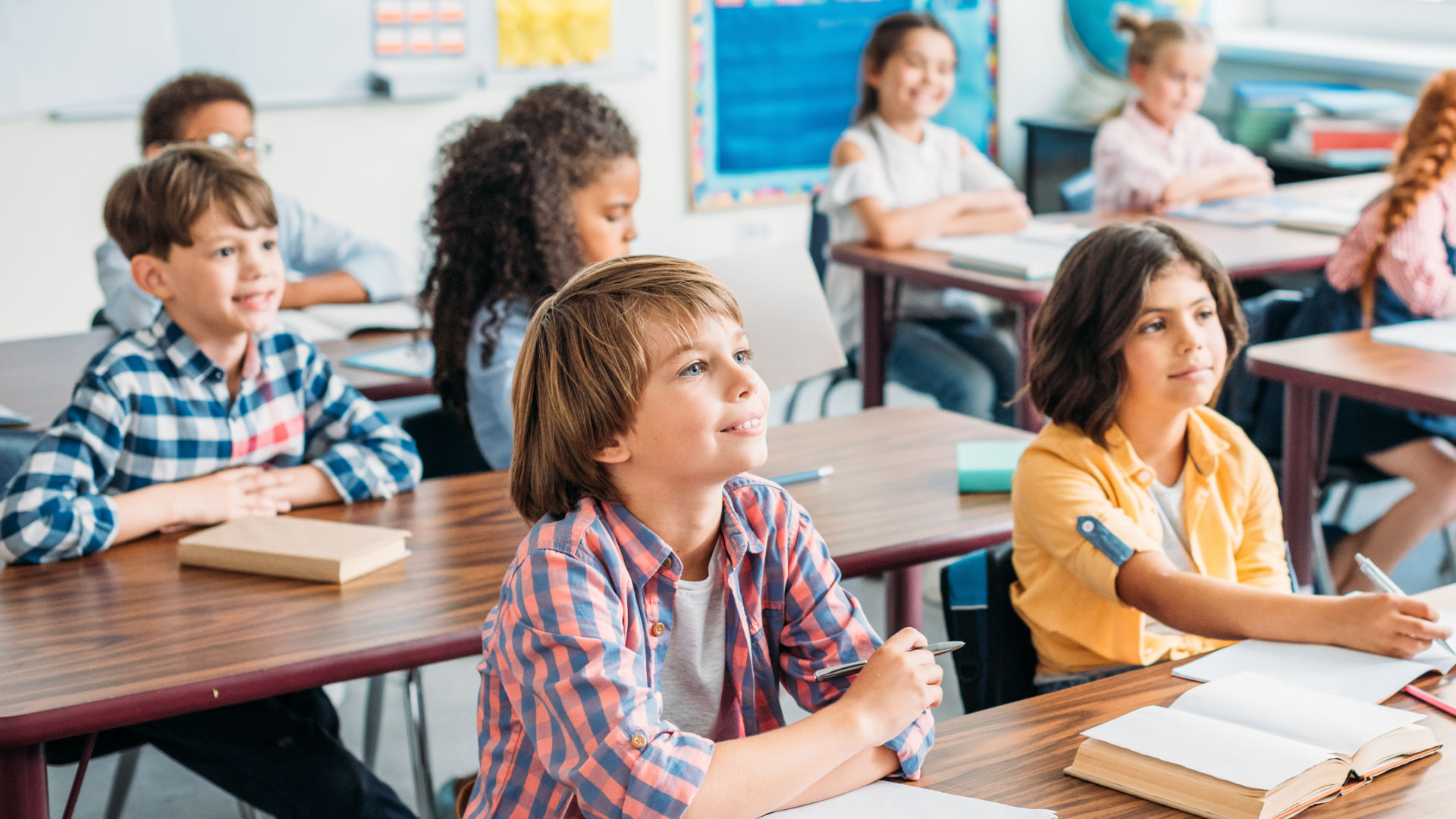 Kids in classroom