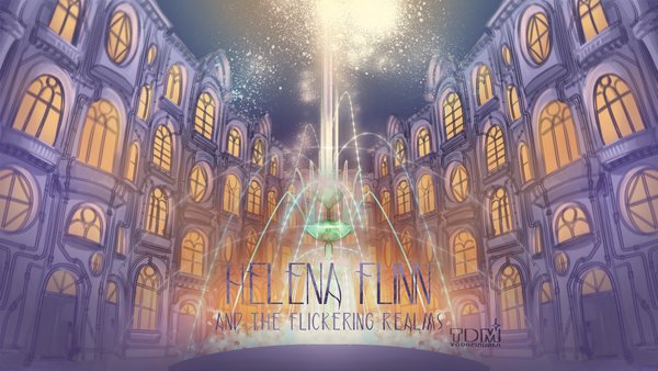 Helena Flinn — Flickering Realms, desktop wallpaper v1