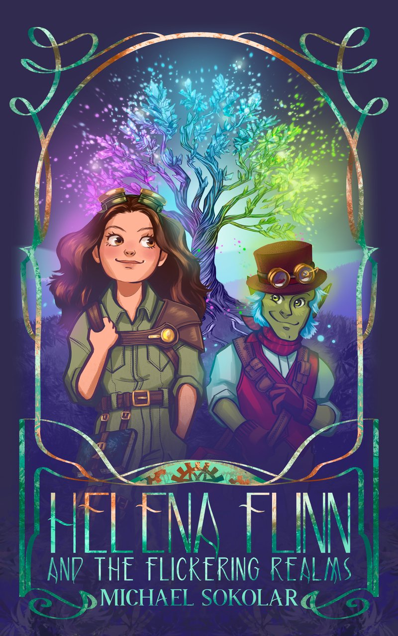 Helena Flinn and the Flickering Realms — cover
