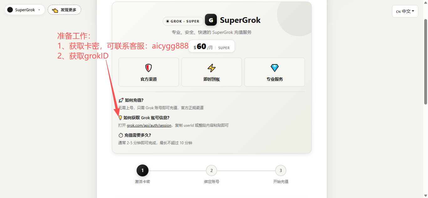 SuperGrok 代充平台