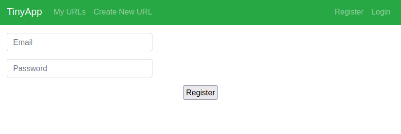 "Register a new user"