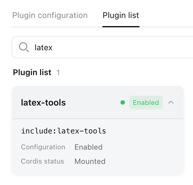 dsh-latex-tools plugin list