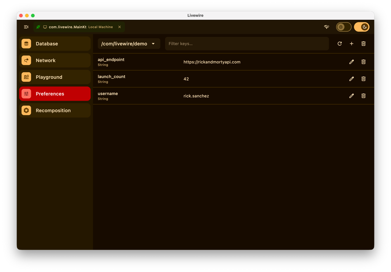 Preferences plugin