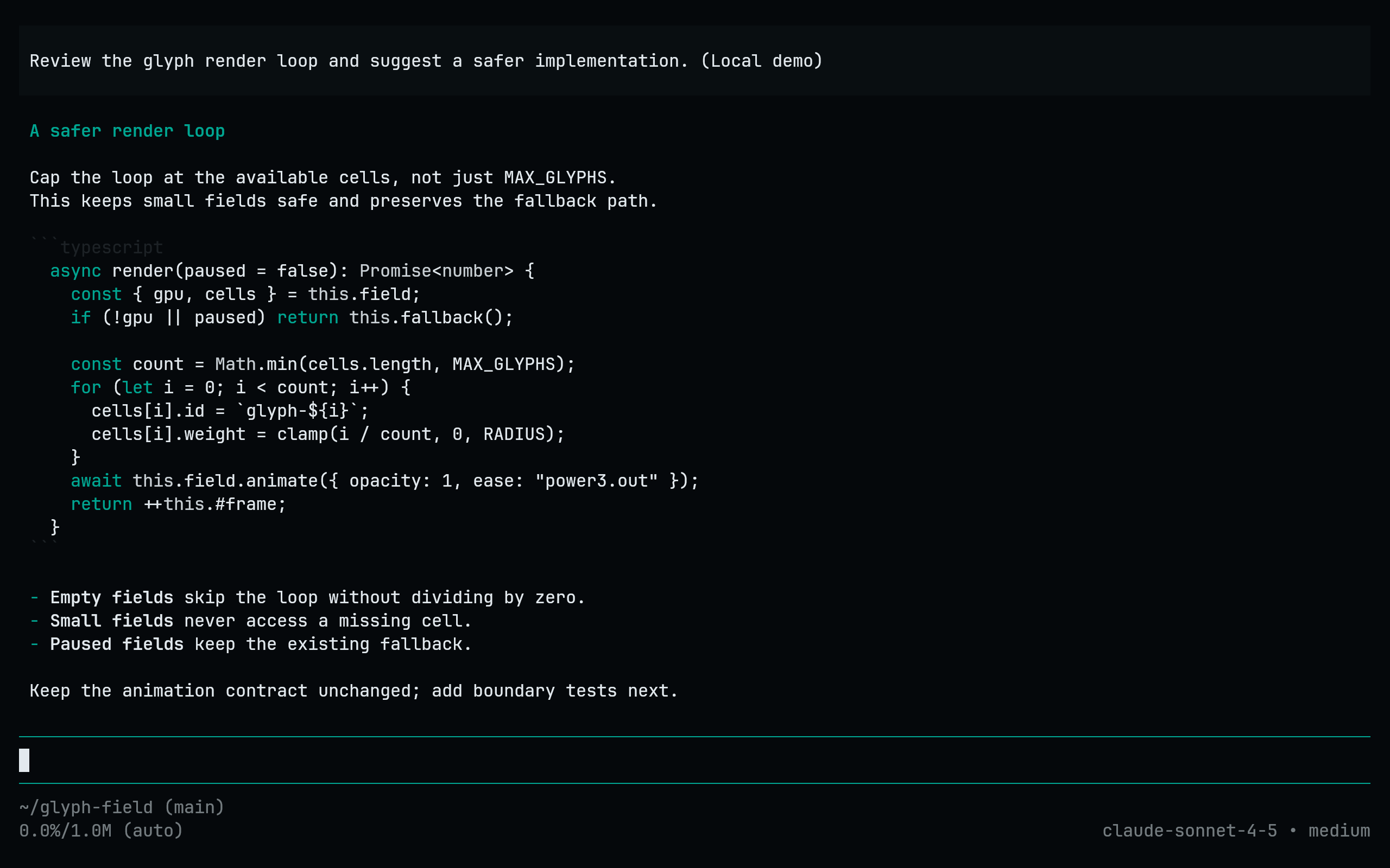 Pi running Living Code Signal