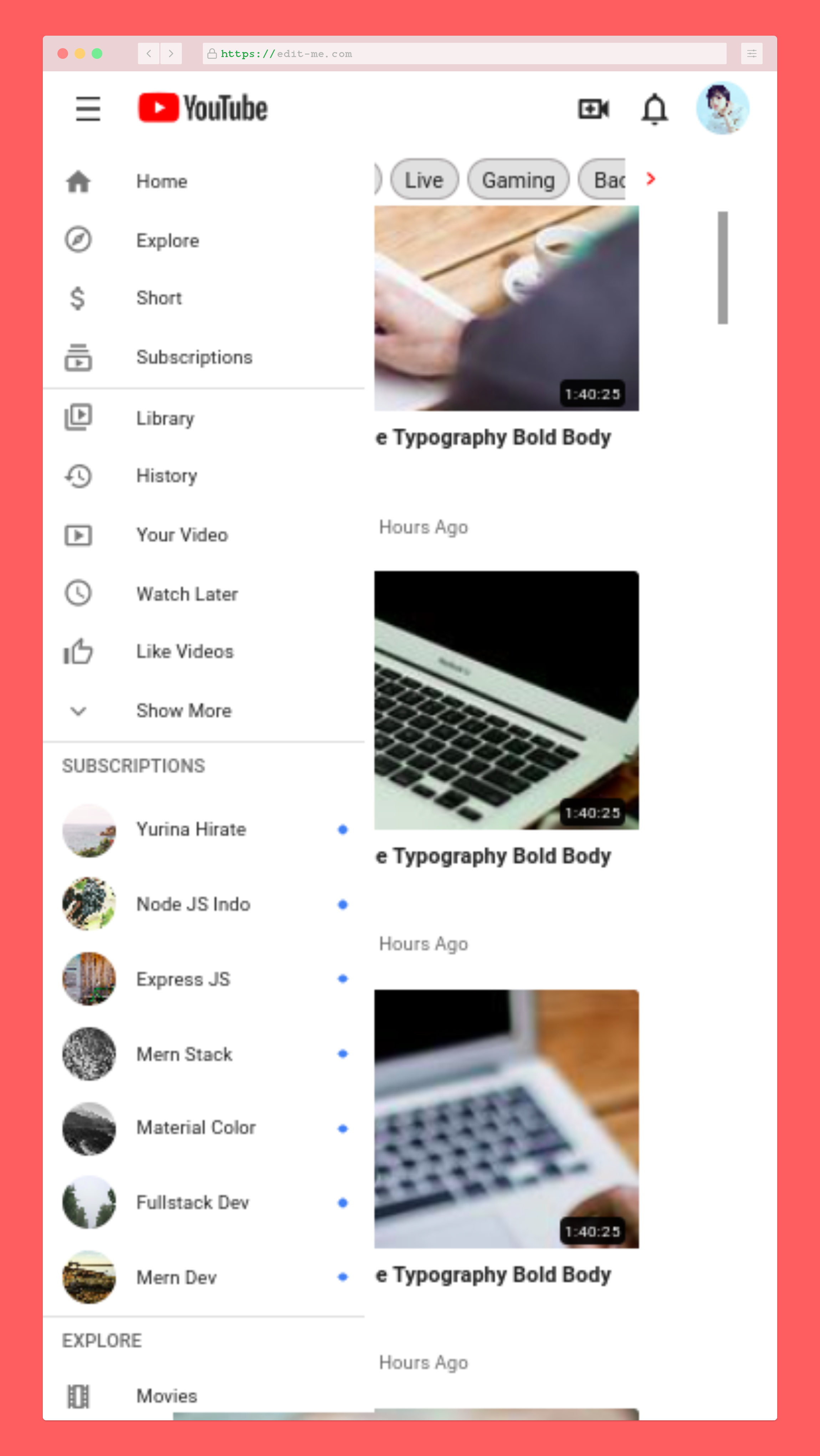 GitHub - livingdolls/youtube-material: Youtube Material UI Clone · GitHub