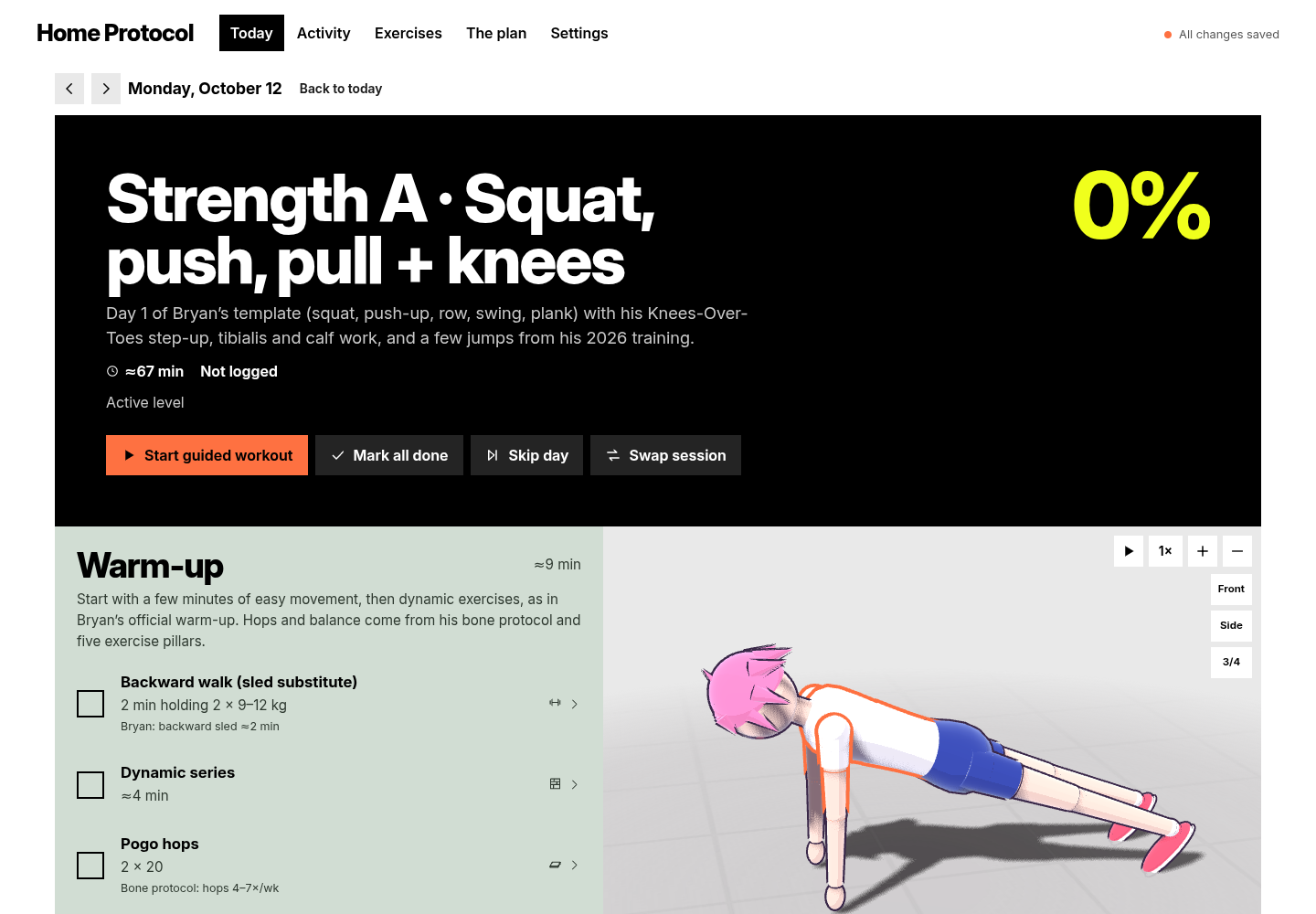 Chapters theme with Anime animation: top navigation, a black hero with huge type, blocks as colour fields