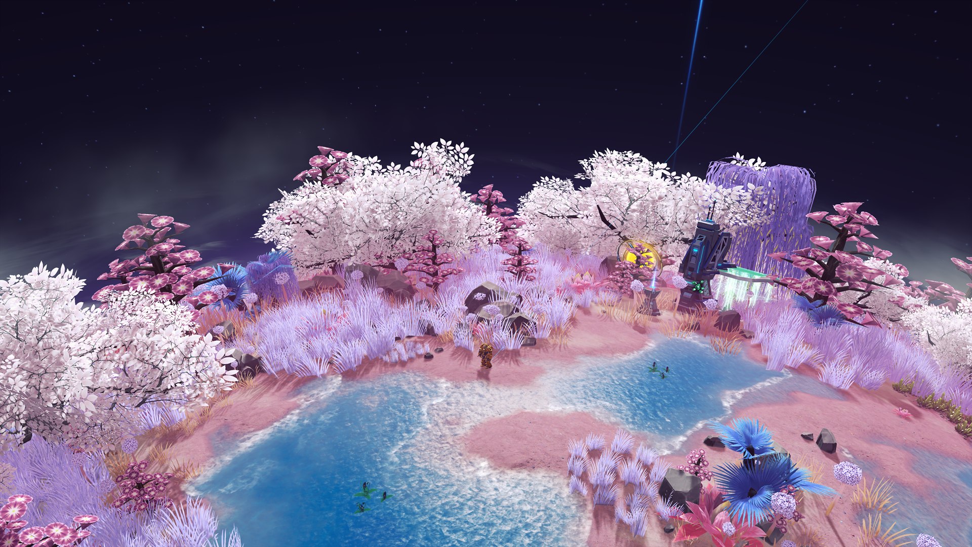 Gamma Ursae Minoris V alien blossom forest