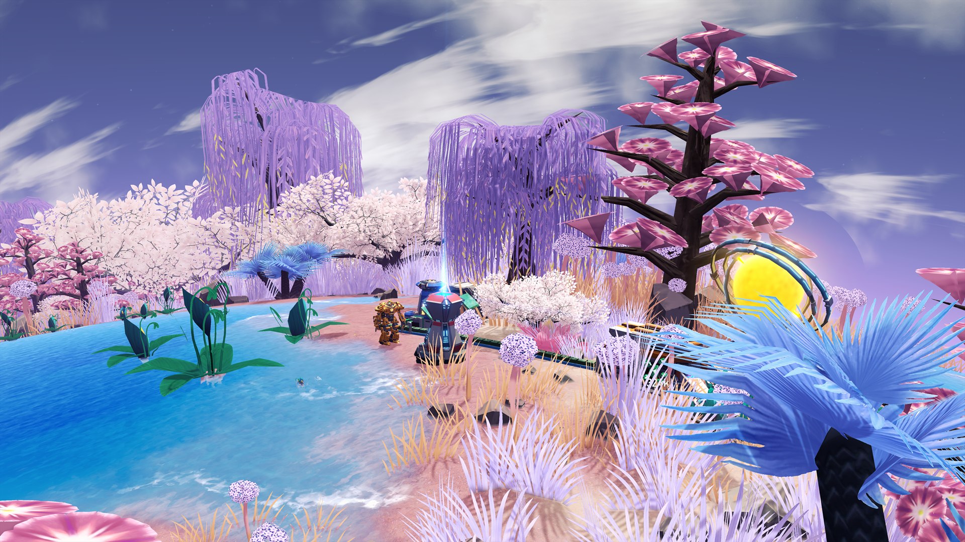 Broken Shelter Alpha I alien garden
