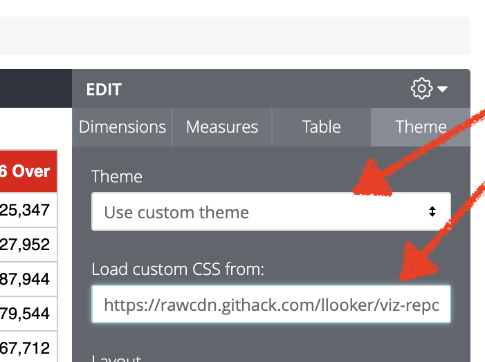 Theme selector
