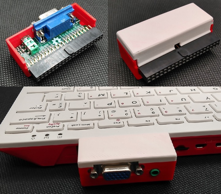 Pi400VGA, from the project README