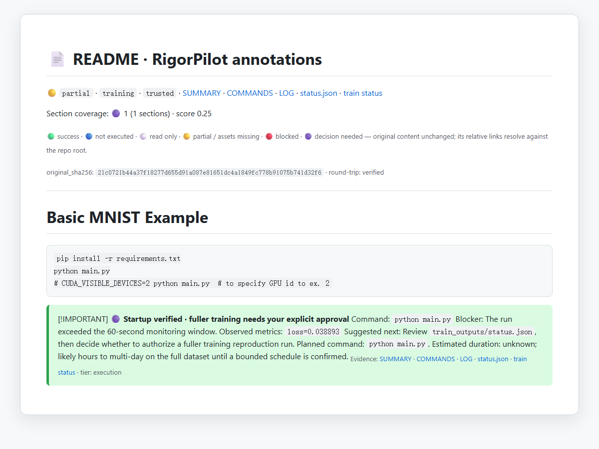 PyTorch MNIST: partial bounded training and captured loss