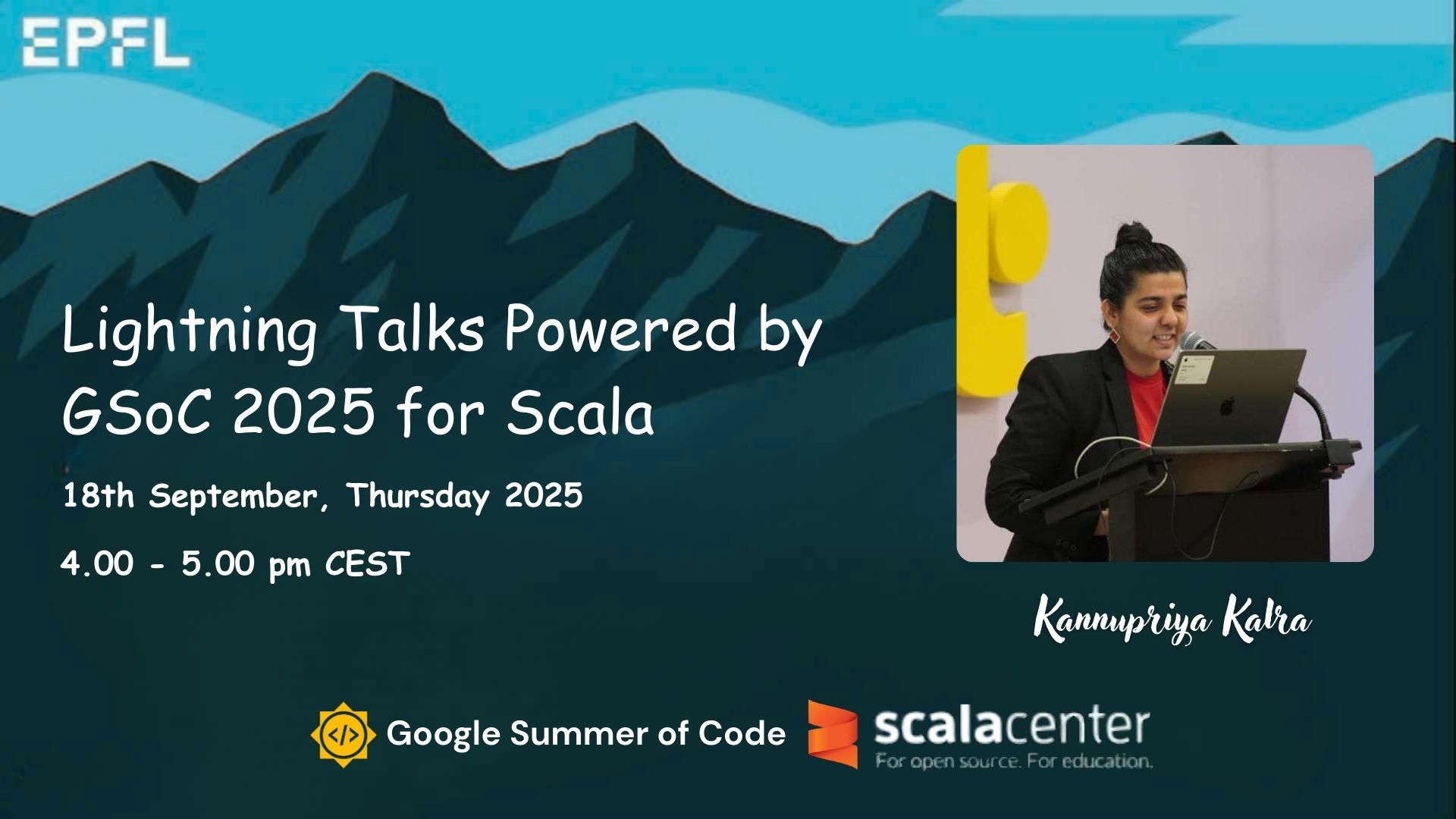 Google Summer of Code 2025 – Lightning Talks hosted by Scala Center, Switzerland