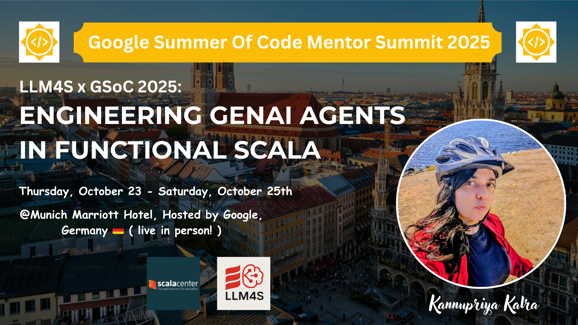 Google Summer of Code 2025 – LLM4S Mentor Summit Banner