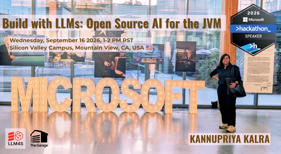 Microsoft Global Hackathon 2026 – Build with LLMs: Open Source AI for the JVM