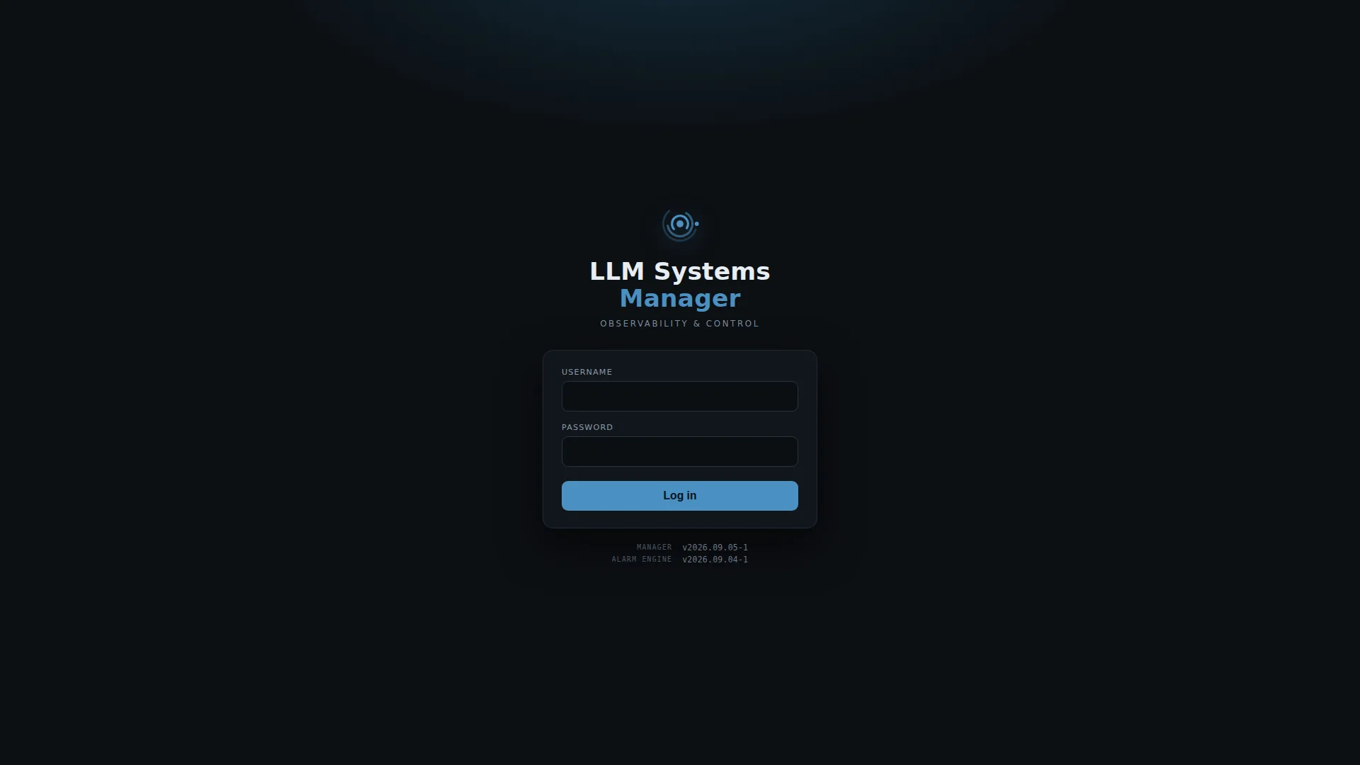 Sign-in screen