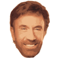 Chuck Norris face