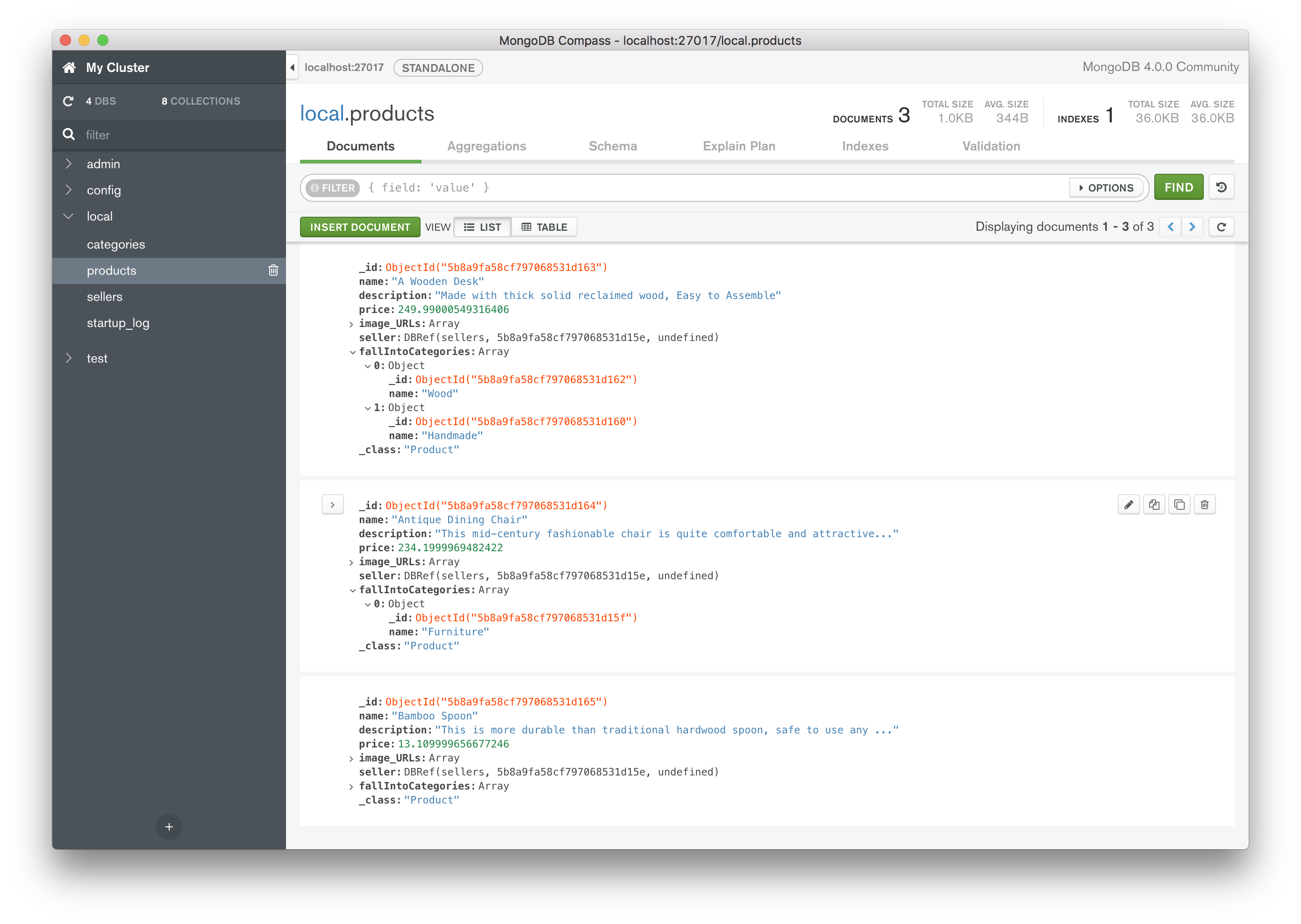 MongoDB Compass