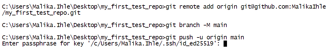 Confirm connection with GitHub
