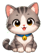 灰白小猫