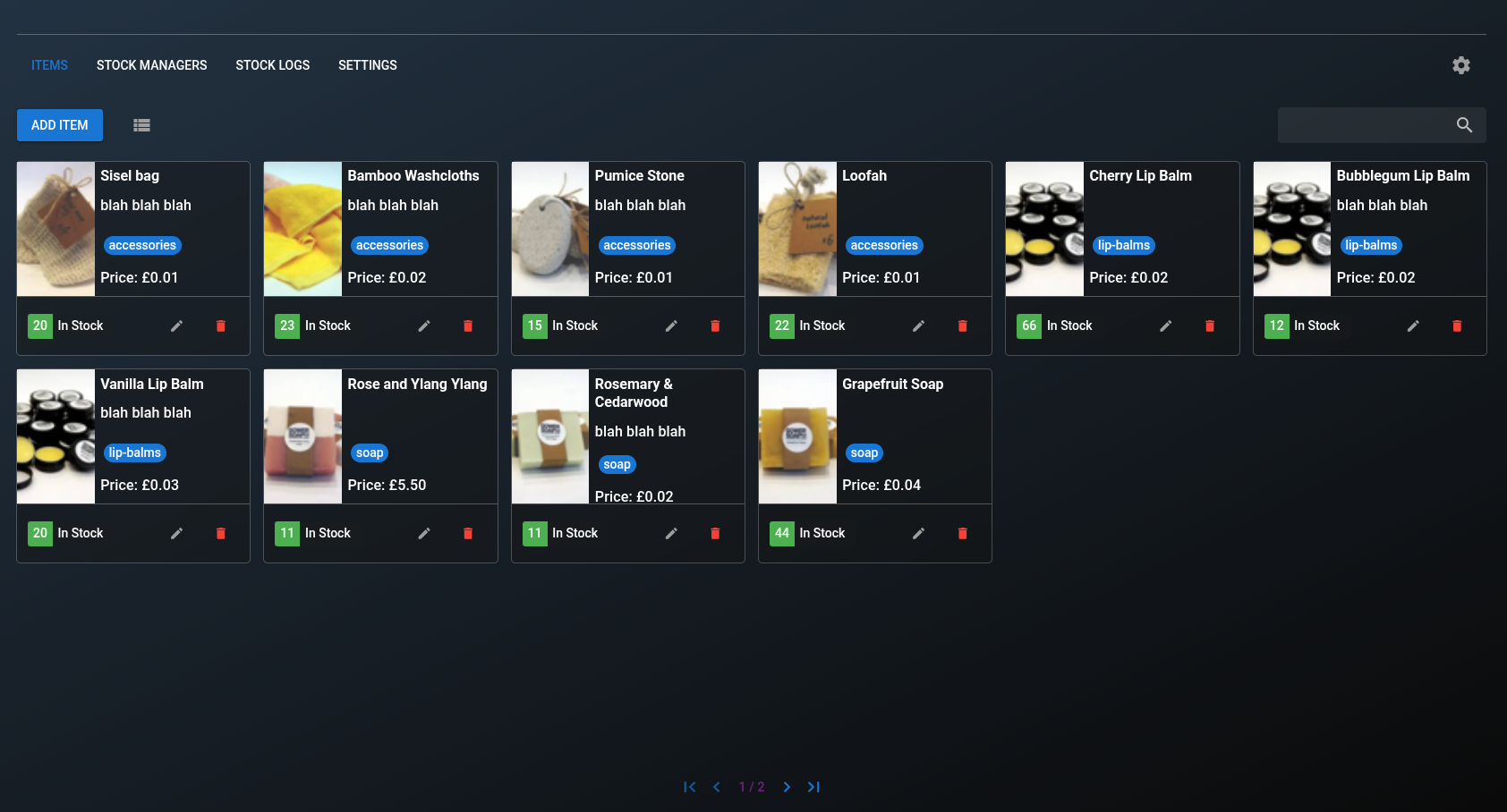 Inventory manager overview