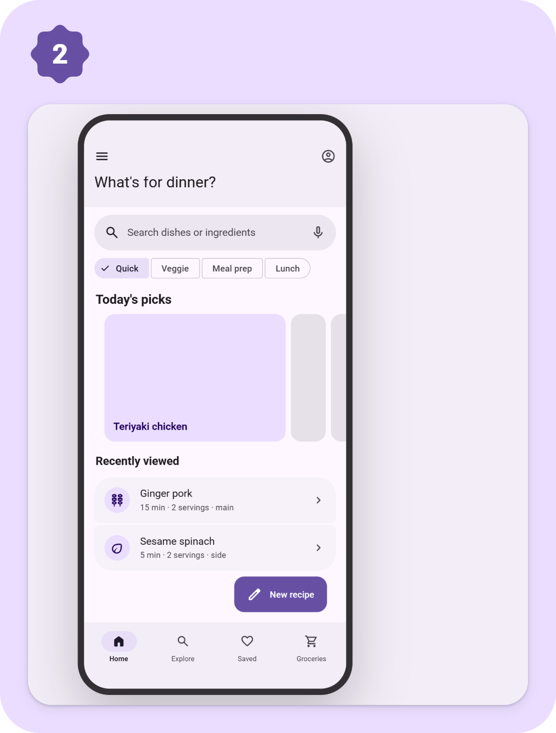 A screen open in the tap-through preview