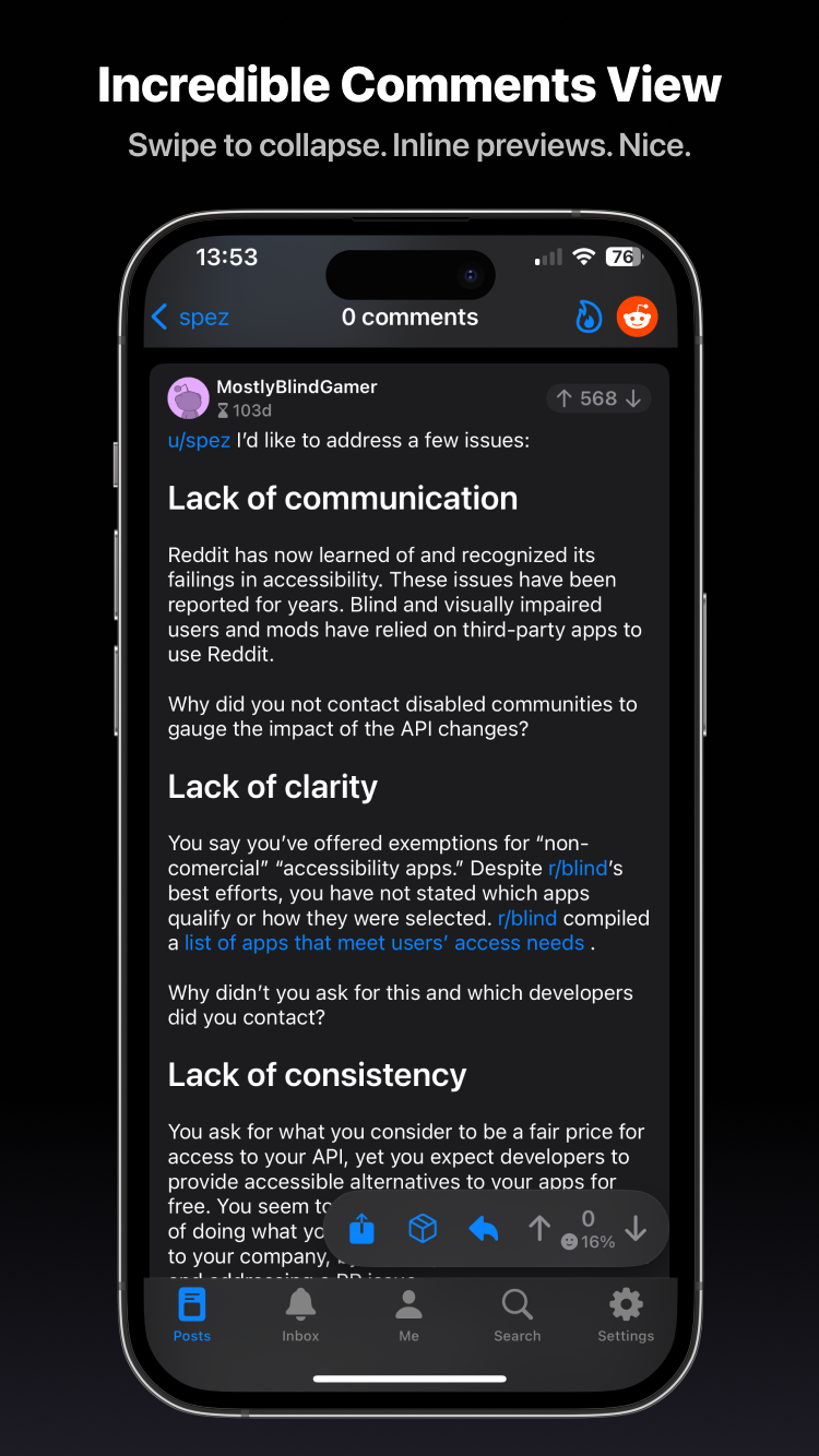 Winston for Reddit screenshot 5