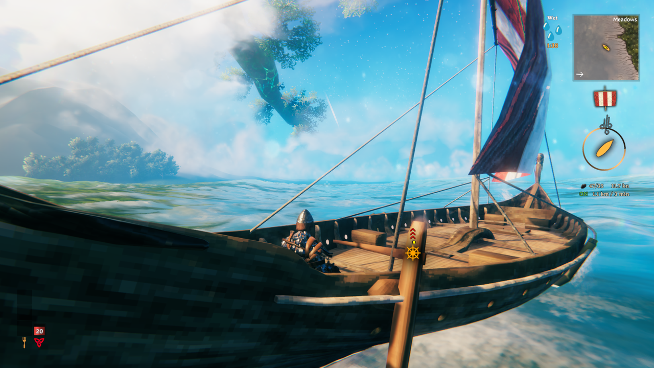 Sailing under Hafvisir