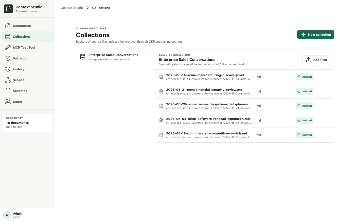 Context Studio Collections