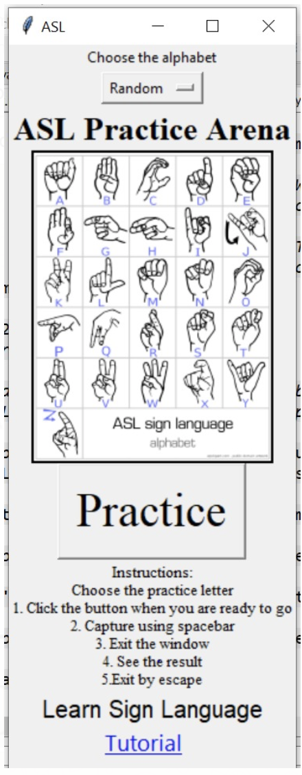 ASL Detection GUI