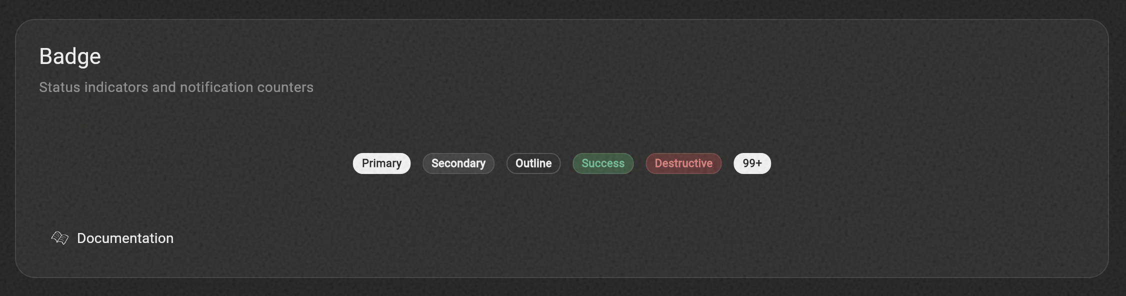 HuxBadge Component