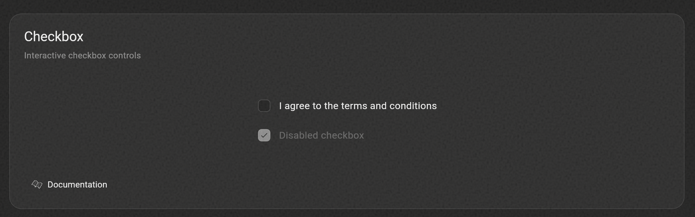 HuxCheckbox Component