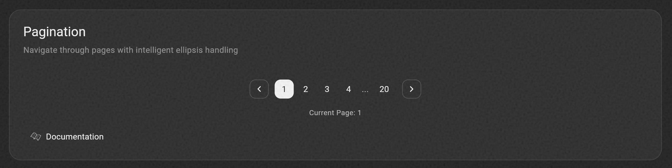 HuxPagination Component