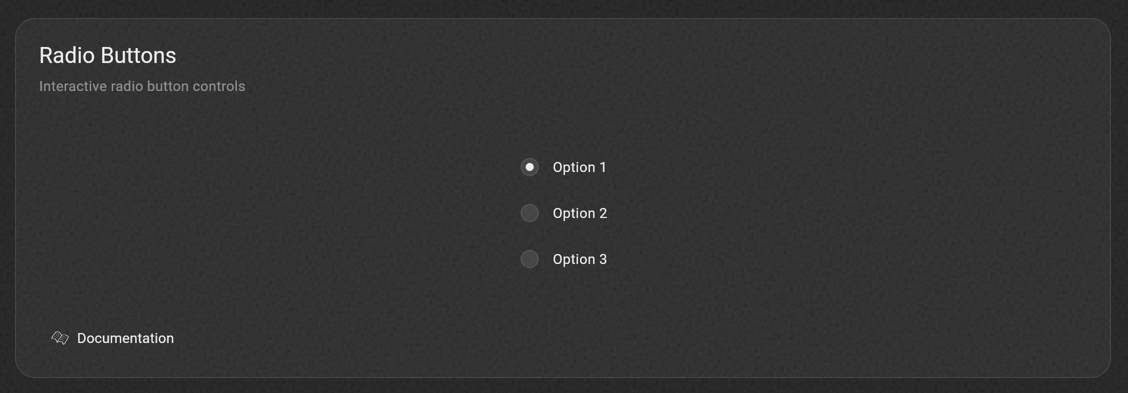 HuxRadio Component